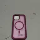 Magnetic for iPhone 15 Case, [Compatible with MagSafe][Military Grade Drop Protection][Heavy Duty Protection][Non-Slip][Shockproof] 2-Layer Durable Bumper Phone Case 6.1''-Wine Red