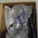 Blue Salon Shampoo Faucet for Barbershop Sink and Shower - Hot and Cold Mixer, Includes Shampoo Bowl and Chair