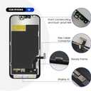 for iPhone 11 Screen Replacement 6.1, 3D Touch LCD Display Repair kit, Digitizer Assembly with Tools Set, Tempered Glass, Waterproof Frame Adhesive