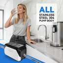 1.2HP Whole House Variable Speed Water Pressure Booster Pump 90PSI 115V Automatic Penmanent Mangnet Motor Constant Pressure 1500GPH Wireless App Control for Home House Villa Apartmen