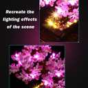 LED Light Kit for Lego Bonsai Tree 10281 Set, Compatible with Lego 10281 Building Blocks Model(Not Include Blocks Set)(Pink)
