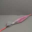 Clear Bubble Umbrella  See Through, Rain & Windproof Umbrella for Weddings, Prom, Graduation and Outdoor Events - Automatic Open, Crook Handle, Clear Dome (Pink)