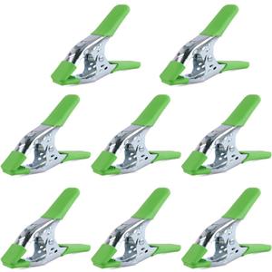 SWANLAKE 8 PCS 6" inch Spring Clamp, Heavy Duty Spring Metal Spring Clamps, 2.5"-inch Jaw opening(6inch 8-Piece)