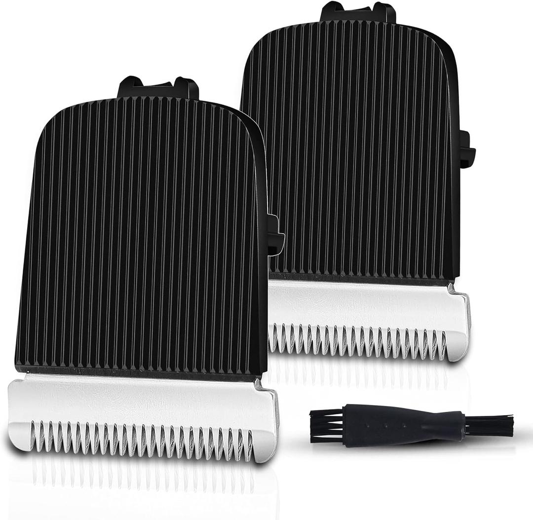 2 Pack Upgrade Compatible with Manscaped Replacement, Electric Groin Hair Trimmer Ceramic Blade Head Refill for Manscaped Razor Blades The Lawn Mower 2.0 3.0 4.0