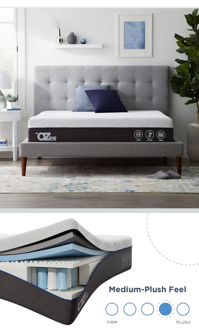 Dr. Oz Good Life Hybrid California King Size Mattress Pro