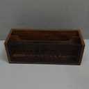 Mail Organizer,Mail Holder with 2 Slots, Wood Mail Basket Mail Sorter for Wall Table Countertop, Bill Envelope Letter Holder for Home Office