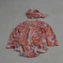 Infant Toddler Baby Girl One-Piece Swimsuit Floral/Flamingo Print Zipper Long Sleeve Ruffled Swimwear Bathing Suit