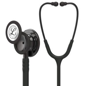 3M Littmann Classic III Monitoring Stethoscope, 5811, More Than 2X as Loud, Weighs Less, Stainless Steel Smoke-Finish Chestpiece, 27" Black Tube, Smoke Stem, and Headset