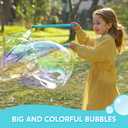 SYNCFUN 64 oz Premixed Bubble Solution, 1.9L Giant Pre-Mix Refill Solution for Bubble Machine, Bubbles for Kids, Wands, Blower, Easter, Outdoors Activity,No Mixing or Measuring
