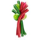 JOLLY RANCHER Ropes Watermelon and Green Apple Flavored Candy Bag, 6 oz (EXP 04/01/26)