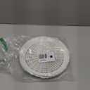 Maryland Plastics 9" Paper Plate Holders  4-pack, USA Made, Reusable Heavy-Duty Wicker-Style Holders, white, Dishwasher-Safe, Perfect for Parties & Picnics (White)