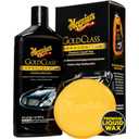 Meguiar's Gold Class Carnauba Plus Premium Liquid Wax Kit, Car Detailing Kit with a Pure Carnauba Wax Blend and a Foam Applicator Pad for Keeping Glossy Paint Protected Like a Pro, 16 Oz Bottle