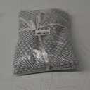 RAJRANG Grey Woven Country Rustic Throw Blanket 100% Cotton Luxury Quality Sofa Couch Bed Throws Perfect for Indoor Outdoor 50x60 Inches Wild Dove