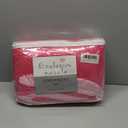 Exclusivo Mezcla Lightweight Reversible Queen Size Comforter Set, Down Alternative Comforter with 2 Pillow Sham, Queen Size Bedding Set for All Seasons, Hot Pink/Bright Pink