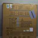 Cumbor 29.7-46" Baby Gate for Stairs, Mom's Choice Awards Winner-Auto Close Dog Gate for The House, Gifts for Mom, Easy Install Pressure Mounted Pet Gates for Doorways, Black