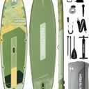 MASTERISH Extra Wide Inflatable Paddle Board 11’6 x 35’’ x 6’’, 450 LB High Weight Capacity SUP, Wide Stable Stand Up Paddle Board for Heavy People, Family & 2/3 Person, XL All-Around Paddleboard
