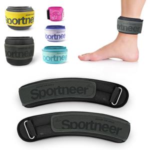 Sportneer Ankle Weights 0.5/1/2/3/5 LBS 1 Pair Wrist Leg Arm Weights for Women Men Kids Child with Adjustable Straps, Strength Weighted for Jogging Running Walking Fitness Gym Workout (Black) Sportneer Ankle Weights 0.5/1/2/3/5 LBS 1 Pair Wrist Leg Arm Weights for Women Men Kids Child with Adjustable Straps, Strength Weighted for Jogging Running Walking Fitness Gym Workout (Black)