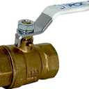 PROCURU 2-Pack 1-Inch FIP Female NPT Threaded (FxF) Heavy Duty Brass Ball Valve, Full Port, 600 WOG, Certified Safe (3BT100-2P)