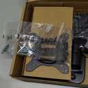 MOUNT PRO Single Monitor Wall Mount for 13 to 32 Inch Computer Screens, Height Adjustable Wall Mount Monitor Arm Holds Up to 19.8lbs, Full Motion Wall Bracket, VESA Mount 75x75, 100x100, Black