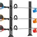 Weed Eater Racks for Open Trailer - Trimmer Rack Weedeater Rack for Trailer Landscape Truck Holder Lawn Equipment Accessories w/Lock (3 Locking Positions)