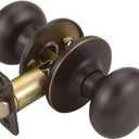 Design House 753442 Cambridge Passage Hall and Closet Door Knob Oil Rubbed Bronze (2-Way)