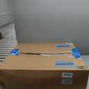 SpaceAid 2 Tier Rotating Bookshelf Tower, Spinning Bookcase Lazy Susan, Revolving 360 Book Shelf Storage Round Carousel, Vertical Rotate Turning Spiral Corner Organizer, White