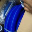 2 Pcs Pool Cleaning Vacuum Kits Include 14" Swimming Pool Vacuum Head with Flexible Wheels and 1-1/2" x 18 FT Hoses for Inground Above Ground Pond Cleaning, Pole Not Included (Side Brushes)