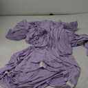 Peomeise Stretch Spandex Chair Cover for Wedding Party Dining Banquet Event (Lavender, 12)