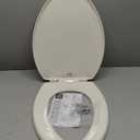 Bemis 7300SLEC Slow Close Toilet Seat, Easy Clean Hinges and Durable Plastic Seat, Made in USA, Elongated, Biscuit