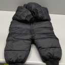 Infant Toddler Snowsuit Cute Baby Bear Suit Newborn Winter Coat Warm Hooded Jumpsuit for Boys Girls (2T, Black)