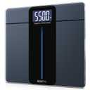RENPHO 550lb Scale for Body Weight, Digital Bathroom Scale with Large LED Display, Big Platform Weighing Machine with Extra-High Capacity, Most Accurate to 0.05lb, 13x11.8in, Core 1L (Dark Black)