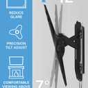 SANUS Preferred Extendable Tilt TV Wall Mount for 42 to 90 inch Screens up to 150lbs - 5.7 Extension Provides Max 12 deg Tilt to Reduce Glare - Easy DIY Install w/Included Hardware - SLT4-B1