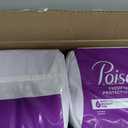 Poise Incontinence & Postpartum Pads for Bladder Leaks, 4 Drop Moderate Absorbency, Long Length, 108 Count