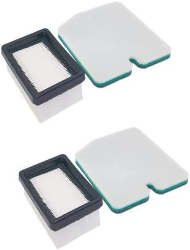 2 Pack 442165-6 Air Filter With Pre Filter 195945-6 Replace Makita 442165-6 4421656 1959456 195945-6 605-075 Fits Makita EK7651H EK7651HD Power Cutter Saw