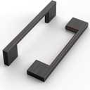 10 Pack 3.75 Inch(96mm) Cabinet Pull Oil Rubbed Bronze Kitchen Cabinets Handles Oil Rubbed Bronze Cabinet Hardware for Cupboard Square Kitchen Pulls for Cabinets Drawer Handles