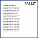PG PA3327 Engine Air Filter | Fits 1986-1989 Mercedes-Benz 560SL 5.6L; 1981-1985 380SL 3.8L; 1976-1980 450SL, 450SLC, 450SEL 4.5L