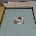 12x12 Inch Large 3 Ring Binder Scrapbook Album, Linen Cover Scrap Books 30 Pocket with Plastic Sleeves Protectors Display 60 Pages 12 x 12 Art Portfolio for Wedding Baby Adventure (Cyan Blue)