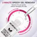 2 x Morovan Press On Nail Glue Remover: Quick Gentle Press-On Nail Remover Odorless No Acetone Removal Artificial Fake False Nails - Enriched with Cuticle Oil and Vitamin E DIY at home