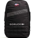 GORUCK Rucker 4.0 25L Black with White Embroidery - Purpose Built Rucking Backpack, Military Weight Training Rucksack w/Ruck Plate Pocket and Extra Padded Straps