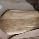 PICNIC TIME Monogram - B - Personalized Artisan 24" Acacia Charcuterie Board with Raw Wood Edge, Cheese Board, Serving Platter, (Acacia Wood)