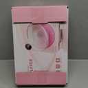 Portable Bluetooth CD Player with Speakers - Small Wall CD Player for Home with Remote Control FM Radio Digital Screen Headphone Jack,Support AUX in Cable&USB,Pink Kpop Player