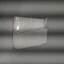 100pcs Kraft Bags with Window 3.5x5.5 Inches White Reusable Sealable Zip Lock Food Storage Stand up Paper Pouches for Home or Business