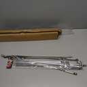 Large Metal Skewers For Grilling Shish Kebab Sticks 22 inch Skewers For Kabobs Flat Barbecue Skewer Stainless Steel Grill Stick for Meat, Chicken, Shrimp, Fruit, Vegetables (12PCS)