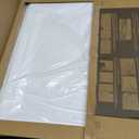 WOWSTAR 12-Pack 24"x24" Drop Ceiling Tiles, Waterproof Glue up Ceiling Panels, White