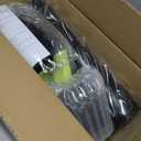 Pro Chaser Battery Powered Cordless Blower - 380 CFM with 2 X 4.0Ah 20V Batteries & Fast Charger, Lightweight Electric Leaf Blowers, 2 Variable Speed, Ideal for Yard, Patio & Sidewalk (Green)