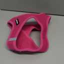 Best Pet Supplies Voyager Step-in Air Harness - All Weather Mesh, Reflective, No Pull Harness for Dogs, Cats - Secure with Hook & Loop Fastener, Buckle, Double D-Rings - Fuchsia, L