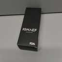 IGnaef Polarized Dark Black Sunglasses for Men Women Sport Wrap Around Style Lightweight UV Protection IF1082