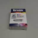 VersaInk-Nano HP 67 MS MICR Black Ink Cartridge for Check Printing & VersaInk-Nano 67 CS Tri-Color Ink Cartridge Pack, Cyan