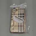 LINXUXIE Phone Case for iPhone 16 Plus, Fashion Leather Phone Case, Soft TPU Drop Protection Shockproof Protective Phone Holder Women (for iPhone 16 Plus)