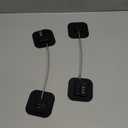 Refrigerator Lock, Heavy Duty Fridge Lock, Combination Lock for Refrigerator Cabinets, Drawers, Safety, Easy Install No Keys Needed (Black-2Pack)